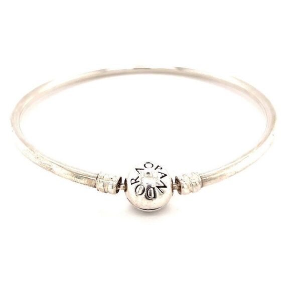 Pandora Round Clasp Bangle (7.25) - Picture 1 of 4